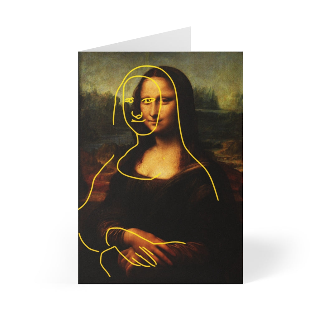 Mona Lisa - Greeting Cards (8 pcs)