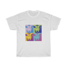 Load image into Gallery viewer, Pop Art Cow - Unisex Heavy Cotton T-shirt