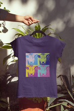 Load image into Gallery viewer, Pop Art Cow - Unisex Heavy Cotton T-shirt