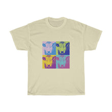Load image into Gallery viewer, Pop Art Cow - Unisex Heavy Cotton T-shirt