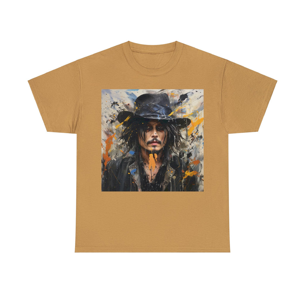 Johnny Depp -Unisex Heavy Cotton T-Shirt