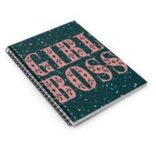 Load image into Gallery viewer, Girl Boss - Spiral Notebook - Ruled Line
