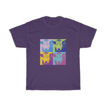 Load image into Gallery viewer, Pop Art Cow - Unisex Heavy Cotton T-shirt
