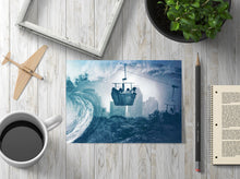 Load image into Gallery viewer, Wave Goodbye To The City - Greetings Card
