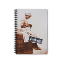 Load image into Gallery viewer, F*ck Off - Spiral Notebook - Ruled Line
