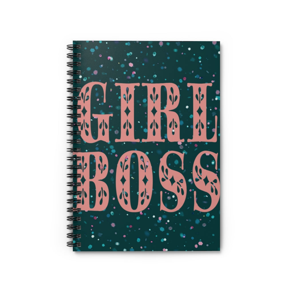 Girl Boss - Spiral Notebook - Ruled Line