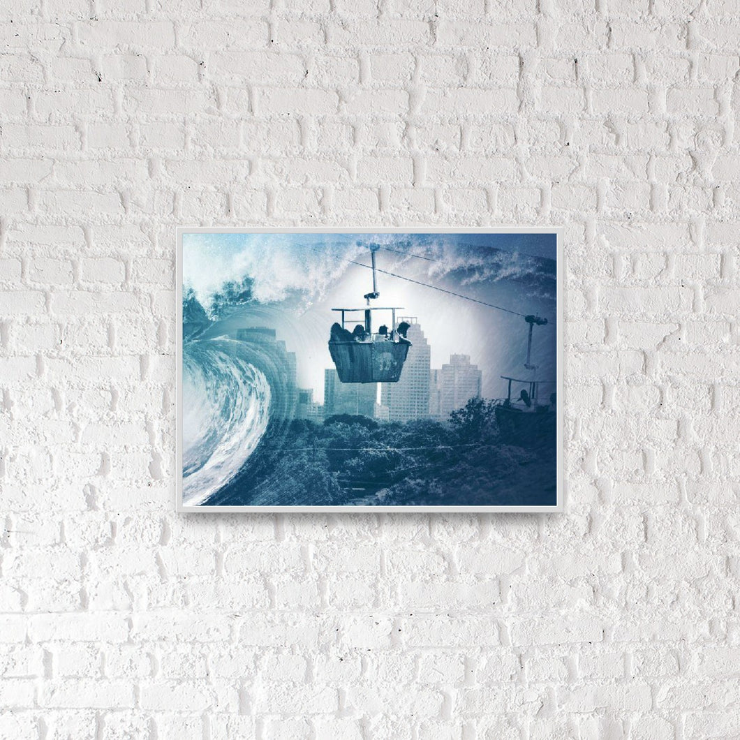 Wave Goodbye To The City - Poster Print