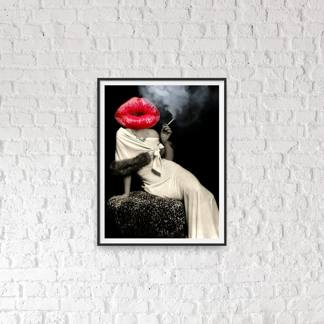 She Smelled Of Cigarettes And Sadness - Fine Art Print