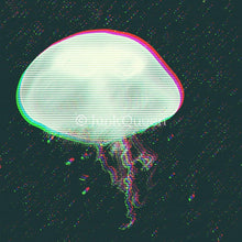 Load image into Gallery viewer, Neon Jellyfish - Greetings Card
