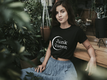 Load image into Gallery viewer, Junk Queen - Black - Unisex Heavy Cotton T-shirt
