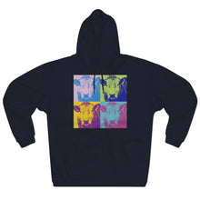 Load image into Gallery viewer, Pop Art Cow - Unisex Pullover Hoodie
