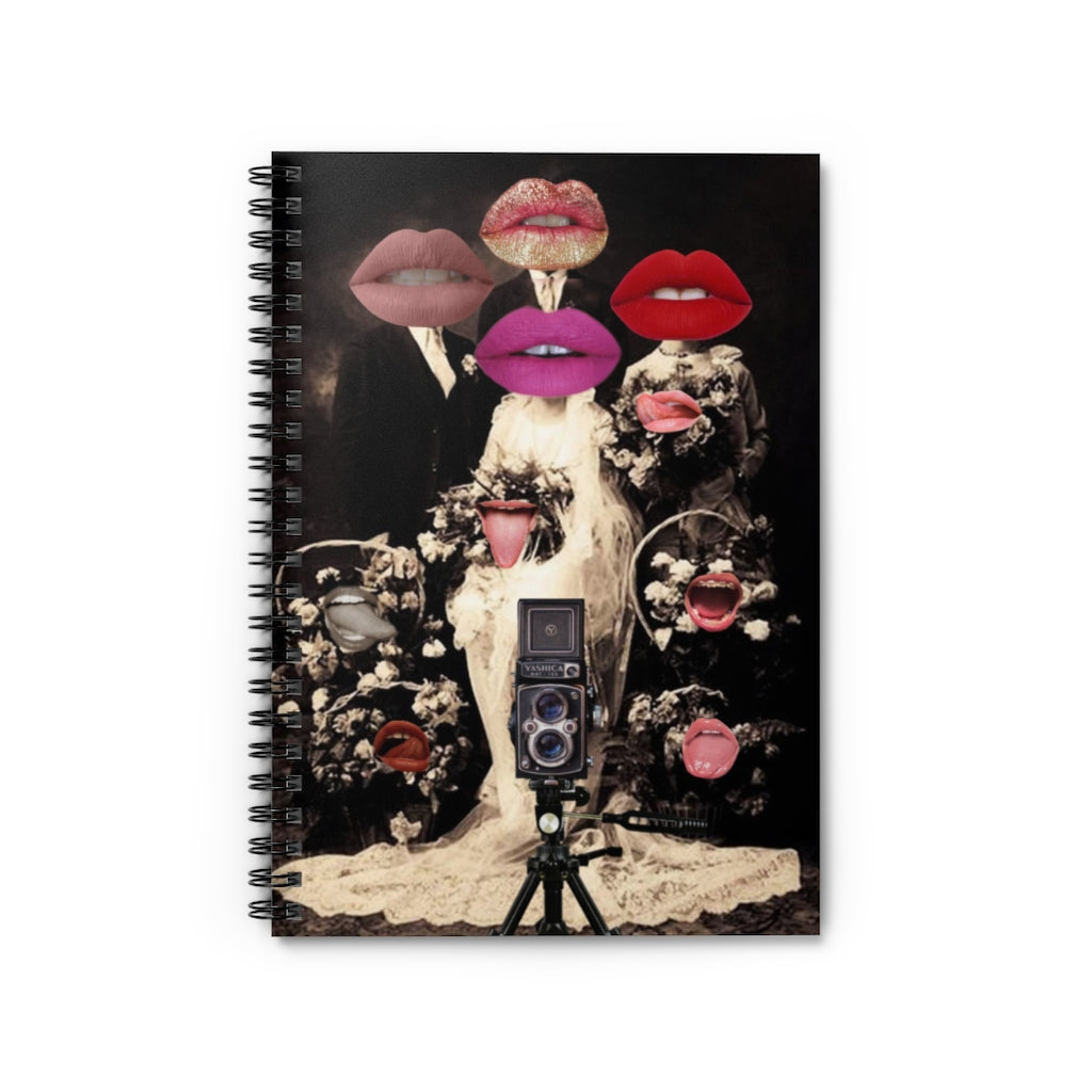 When The Wedding Flowers Steal The Limelight - Spiral Notebook - Ruled Line