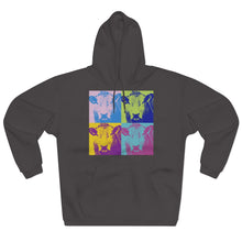 Load image into Gallery viewer, Pop Art Cow - Unisex Pullover Hoodie

