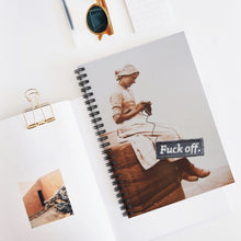 Load image into Gallery viewer, F*ck Off - Spiral Notebook - Ruled Line
